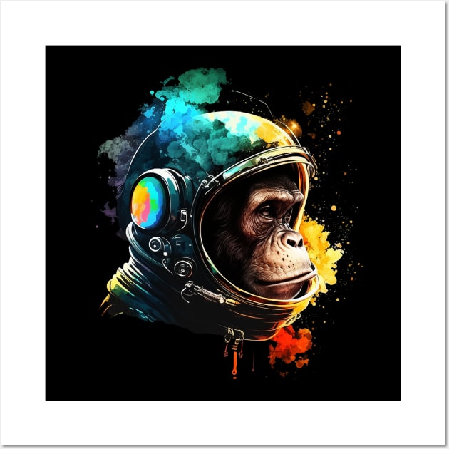 space ape Wall Art by a cat cooking